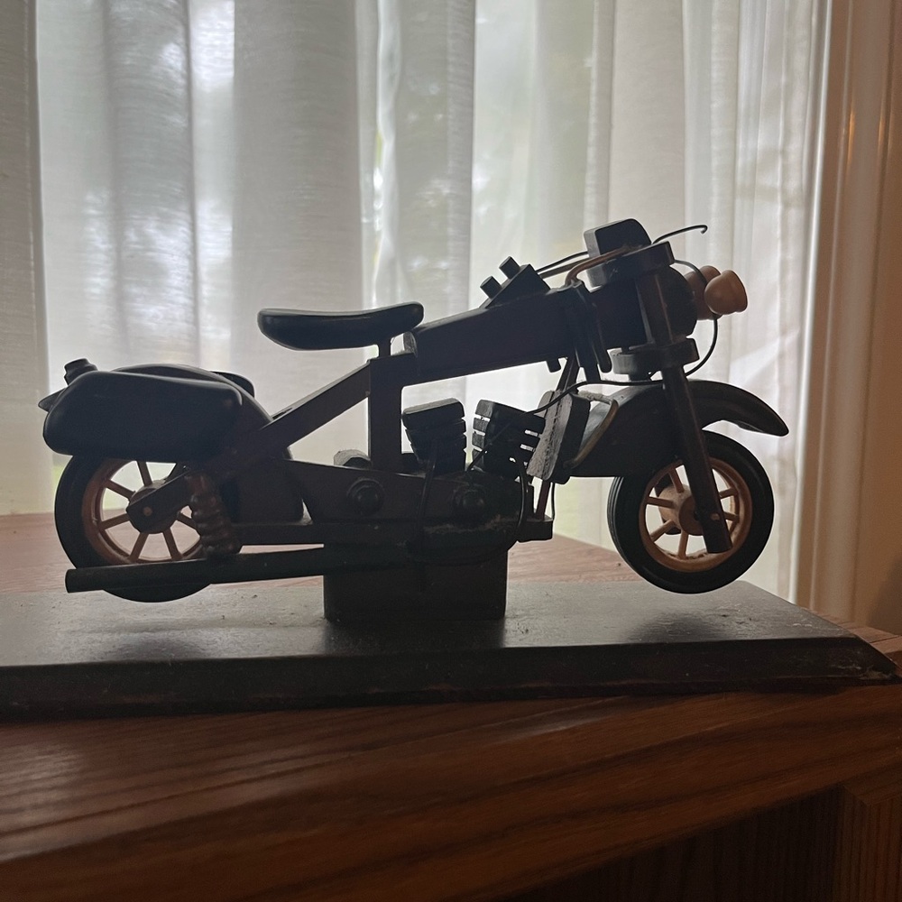 Wooden Motorcycle